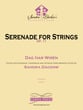 Serenade for Strings, Op. 11 Orchestra sheet music cover